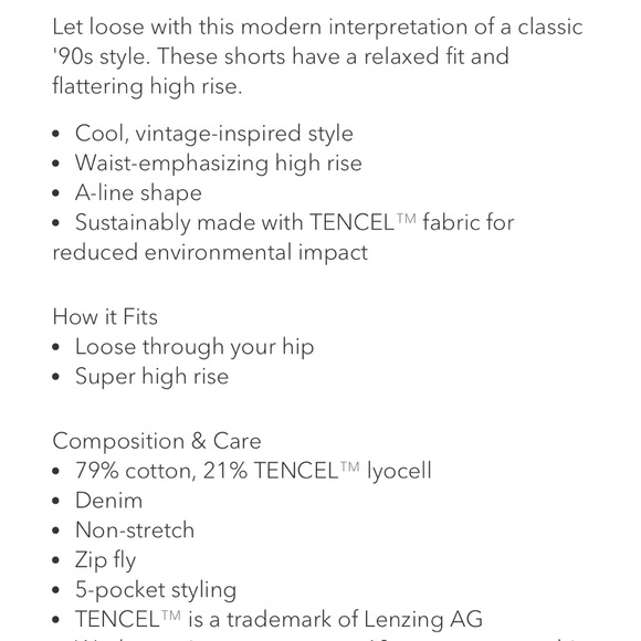 SOLD NWOT Levi’s High Loose Shorts - Picture 15 of 15